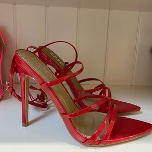 Red high heels